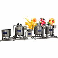 Pasteurisateur de lait homogénéisateur réfrigérateur réservoir ligne jus de fruits yaourt petit oeuf lait pasteurisation Machine avec refroidisseur