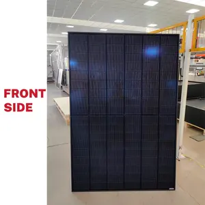 Preço surpresa totalmente preto 400 W 420 W painel solar monofacial meio corte 440 W módulo solar Topcon