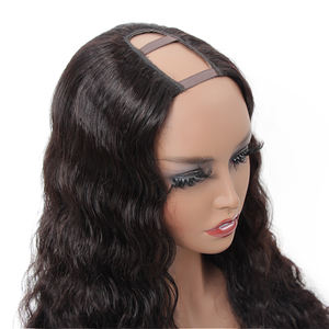 <span class=keywords><strong>The</strong></span> Best Cuticle Aligned 100% Human Hair 18 Inched Indian Loose Deep U Part Wigs - Product Image 4