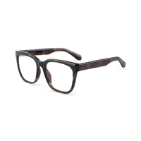 Montura de Gafas Rectangular Clásica de Acetato, Gafas Ópticas Minimalistas, Color Transparente, Montura de Gafas Personalizada
