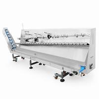 Machine de tri automatique de sachets pour l'alimentation par bâtonnets de sachets et de pochettes, avec système d'arrangement par rouleaux servo OEM, capacité de 80 à 600 sachets/min