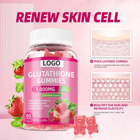 Vente transfrontalière chaude Blanchiment de la peau Gummies Vitamine Supplément de collagène pour adultes