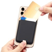 Qi Qiang Super Strong 23-Piece Magnets Magnetic Card Holder & Wallet untuk iPhone Mini PU Leather Fashion Phone Case dengan Slot Kartu
