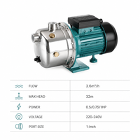 Pompe à eau électrique auto-amorçante monophasée pour eau potable, moteur silencieux, surpresseur domestique