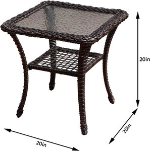Nouveau style de mobilier d'extérieur moderne pivotant Ensembles de chaises en osier pour patio <span class=keywords><strong>Ensemble</strong></span> de salon en rotin pour meubles de jardin - Product Image 6