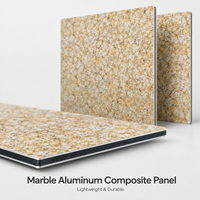 Panneau composite en aluminium marbré blanc veiné de 4 mm, taille personnalisée, revêtement PVDF, panneau ACM pour revêtements de colonnes extérieures