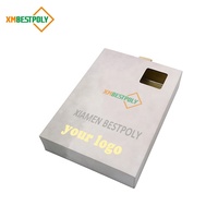 Boîte à tiroir en papier personnalisée de luxe pour 6 chocolats, emballage rigide en carton, boîte cadeau pour bonbons Birgadeiros, truffes
