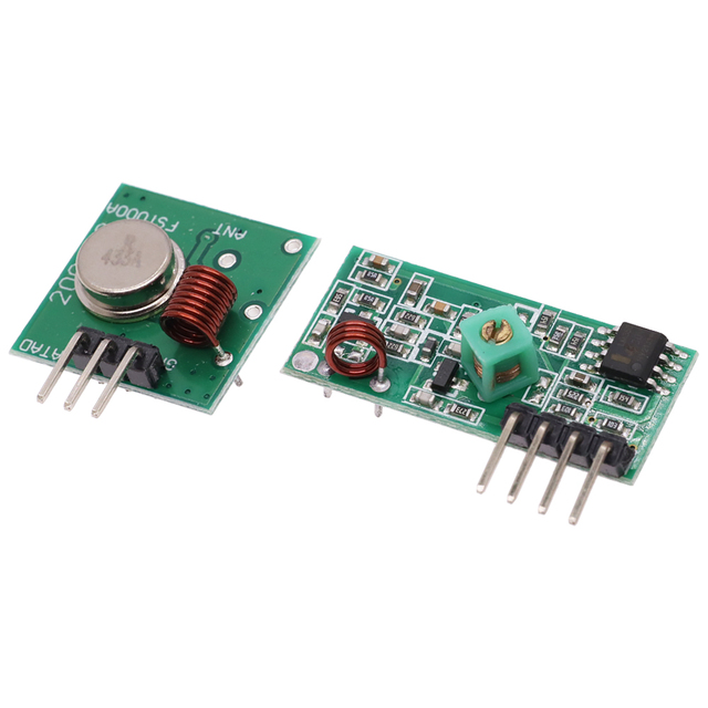 New 315Mhz / 433Mhz RF Wireless Transmitter Module and Receiver Kit 5V DC Raspberry Pi /ARM/MCU WL DIY China