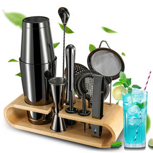 Juego de Coctelería Profesional 2026, Juego de Coctelera Boston con Soporte, Accesorios de Bar, Traje de Coctelero - Product Image 1