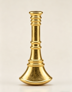 Custom 3D Lieutenant One Vertical Bugle Cross Shape Metal Badge Gold/Nickel Plated Zinc Alloy Lapel Pin for Souvenir & Uniform - Product Image 1