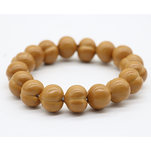 Bracelet populaire en forme de cœur, en noix de singe à surface lisse, perles bouddhistes, simple <span class=keywords><strong>brin</strong></span>, pour hommes et femmes, jouet, perles de prière - Product Image 4