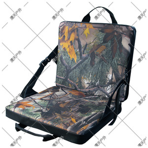 Outdoor Folding Seat Cushion Camouflage 600D Oxford Cloth Camping Hunting <b>Chair</b> Pad Rectangular Dried Leaves Pattern - Product Image 5