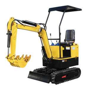 Mini-excavatrice hydraulique sur chenilles de 1 tonne SE10 avec godet de 0,035 m3, puissance de 12 kW, garantie d'un an et haute efficacité - Product Image 1