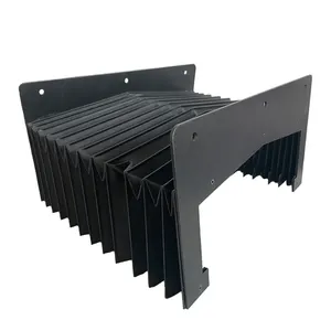 CNC Machine Laser Cut Dust Fire Proof Linear Guide Rail Cover Telescopic Accordion Bellows Guard Shield