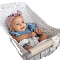 Siège bébé portable léger pour chariot de courses, s'attache solidement aux sièges de voiture, compatible avec les chariots 4 places