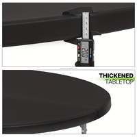 Vente directe d'usine CE, table ronde pliable de 5 pieds, tables de fête, en plastique, portables, pour événements en plein air