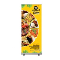 Vente en gros Offre Spéciale publicité affichage intérieur bannière enroulable pas cher taille standard de Pop Up bannière Double face