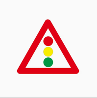 Panneaux de signalisation routière en métal émaillé, triangles d'avertissement, panneaux de prudence pour la rue, tailles et couleurs personnalisables