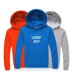 BEST quality Cheap Solid Color Plain thin hoodies Cotton Unisex Pullover Men's Hoodies