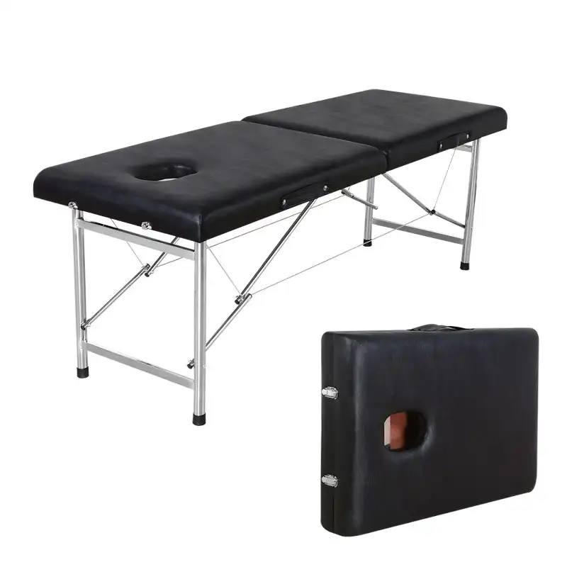 Direct wholesale good quality Full-body massage table Leather protective massage table Massage bed