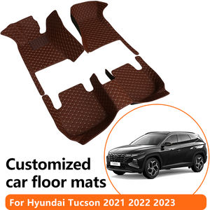Alfombrillas de coche personalizadas nuevas para volante a la izquierda, impermeables, duraderas, para Hyundai <span class=keywords><strong>Tucson</strong></span> 2021 2022 <span class=keywords><strong>2023</strong></span> - Product Image 2