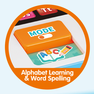 <span class=keywords><strong>Ordinateur</strong></span> portable <span class=keywords><strong>éducatif</strong></span> 2-en-1 pour enfants : jouet d'apprentissage précoce de l'alphabet et de l'orthographe, machine tactile pour l'éveil <span class=keywords><strong>éducatif</strong></span> - Product Image 5