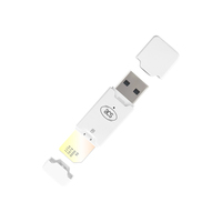 ACS USB Lecteur de carte à puce de taille SIM Chaîne de boucle de bouton intégrée incluse ACR40T