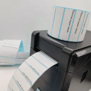 Hot Sales Classic Design 80x80 Thermal Printer Paper Rolls Self-adhesive Sticker Label With Text