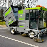 Camion de nettoyage de voirie électrique OEM HIGHTOP, balayeuse et laveuse de voirie, véhicule de balayage routier