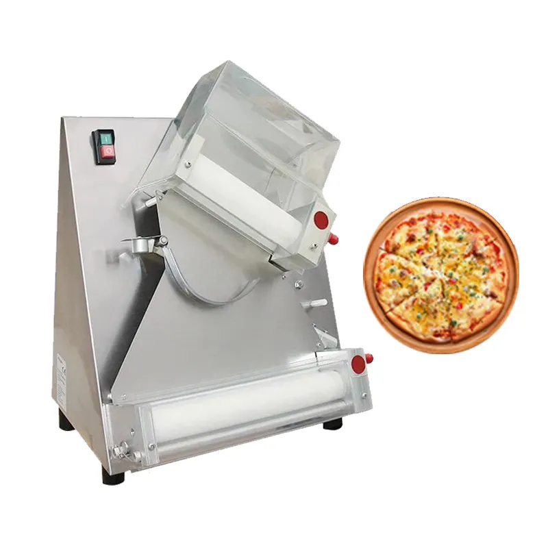 Elektrische Mini Tafel Pizza Deeg Sheeter Machine Kleine Automatische Pers Presser Afvlakker Roller 40Cm Voor Restaurant Thuisgebruik