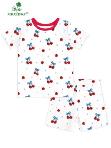 Conjuntos de Pijamas para Bebé Niña Miozing Independence Day Bale Premium, Pijamas Ligeros de Verano para Bebé, Pijamas de Bambú para Bebé con Eczema - Product Image 2