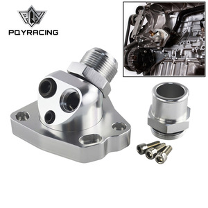 Carcasa de Termostato de Refrigeración para Modificación de Automóviles, para Honda Accord K20 K24, Aleación de Aluminio Plateado, Pieza de Motor - Product Image 5