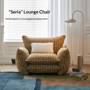 Sillón Individual Acolchado, Estilo Retro Minimalista 2026, Cómodo para Espacios Pequeños - Product Image 2