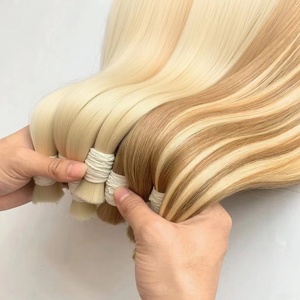 Estensioni di Capelli Umani Vergini Non Trattati al 100% Amygirl, Capelli Grezzi con Cuticola Allineata, Colore <span class=keywords><strong>Chiaro</strong></span> - Product Image 3
