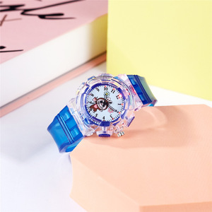 빛나는 버블 마트 Labu Bu 럭셔리 시계 석영 실리콘 포인터 다이얼 디스플레이 1 년 학생 태국 크로스 보더 플라스틱 - Product Image 6