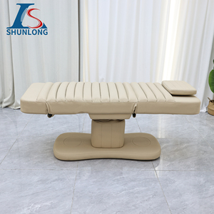 Cama de Pestañas Rosa Ajustable para Spa y Clínica de Tatuajes de Belleza, con Soporte para Posiciones Acostada y Sentada, Cama de Belleza Eléctrica - Product Image 4