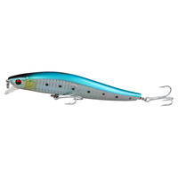 Nouvelle Leurre Flottante Minnow 115mm 130mm, Accessoires de Pêche, Leurres Solides Multi-angles pour Perche, Leurres de Pêche Minnow