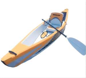 Kayak gonflable Tomahawk 325 pour 1 personne, canoë + pompe <span class=keywords><strong>haute</strong></span> <span class=keywords><strong>pression</strong></span> + sac de transport + 1 siège + 2 ailerons - Product Image 2