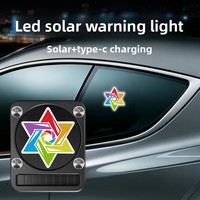 Nouvelle Décoration Intérieure de Voiture OLIVER, Lumière de Dessin Animé Pikachu, Alimentée par Énergie Solaire, Lumière Ambiante Triangulaire pour Fenêtre 12V, Lumière Sans Fil