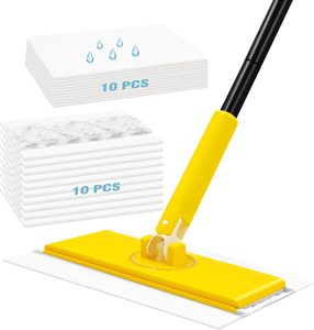 Dry Sweeping Cloths Compatible With Sweeper Pet Heavy Duty Mop Pad Refills Multi Surface Floor Wet Dusters Mopping Clean - Product Image 1