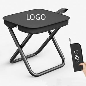 Custom Logo Outdoor <b>Folding</b> Small Horse Tie Pocket <b>Stool</b> Portable Fishing <b>Stool</b> Camping Tourism Leisure Handbag Chair - Product Image 1
