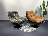 Canapé paresseux convertible en lit, fauteuil rotatif pour humain et animal, chaise de salon, de chambre ou de balcon, fauteuil nid douillet, fauteuil simple