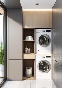 Hot-Selling <span class=keywords><strong>Armoire</strong></span> <span class=keywords><strong>à</strong></span> <span class=keywords><strong>linge</strong></span> peu encombrante avec évier en acier inoxydable et tiroirs de rangement pour la maison/buanderie - Product Image 6