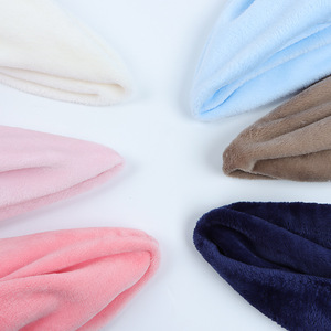 Nuevo Estilo 100% Poliéster Teñido Color Sólido Suave y Cálido Tela de Franela de Doble Cara de Felpa de Coral para Ropa de Cama - Product Image 2