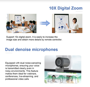 Telecamera 4K Super Grandangolare con Autofocus e AI Intelligente per Conferenze, con <span class=keywords><strong>Software</strong></span> per Registrazione, <span class=keywords><strong>Traduzione</strong></span> e Riassunto - Product Image 4