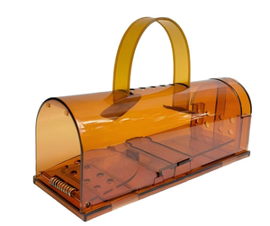 Piège à souris à libération facile, cage de capture vivante, réutilisable, en plastique, sûr, pour la capture de rongeurs, pour une utilisation en intérieur, en extérieur et dans le jardin - Product Image 2