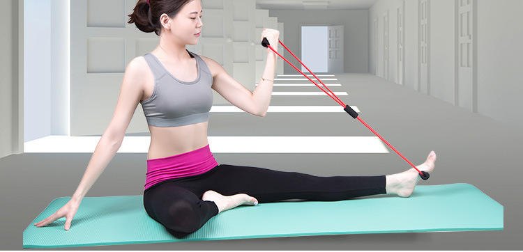 Set Fasce Di Resistenza FAOKZE Con Accessori - 5 Livelli, Maniglie E Borsa Per Fitness E Yoga - Foto 9