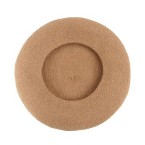 Artiste peintre français hiver décontracté logo personnalisé broderie types d'enfant tweed vente en gros saoudien cachemire fourrure laine béret chapeau fille - Product Image 4