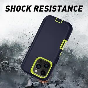 เคสโทรศัพท์ป้องกันการกระแทกหุ้มสำหรับ <span class=keywords><strong>iPhone</strong></span> 11 12 13 14 15 PRO MAX <span class=keywords><strong>x</strong></span> XS xsmax 7 8 PLUS เคสแข็ง PC SE4 SE2 + TPU ฝาหลัง - Product Image 5