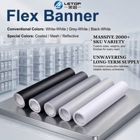 LETOP Impression d'affiches publicitaires extérieures, bannières flexibles, rouleaux de bannières imprimables en PVC
